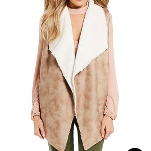 Faux Suede Vest!